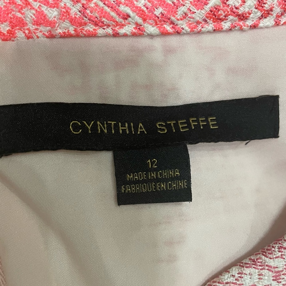 Cynthia Steffe neon pink ombré shift dress / 12 / Excellent condition - Picture 14 of 15